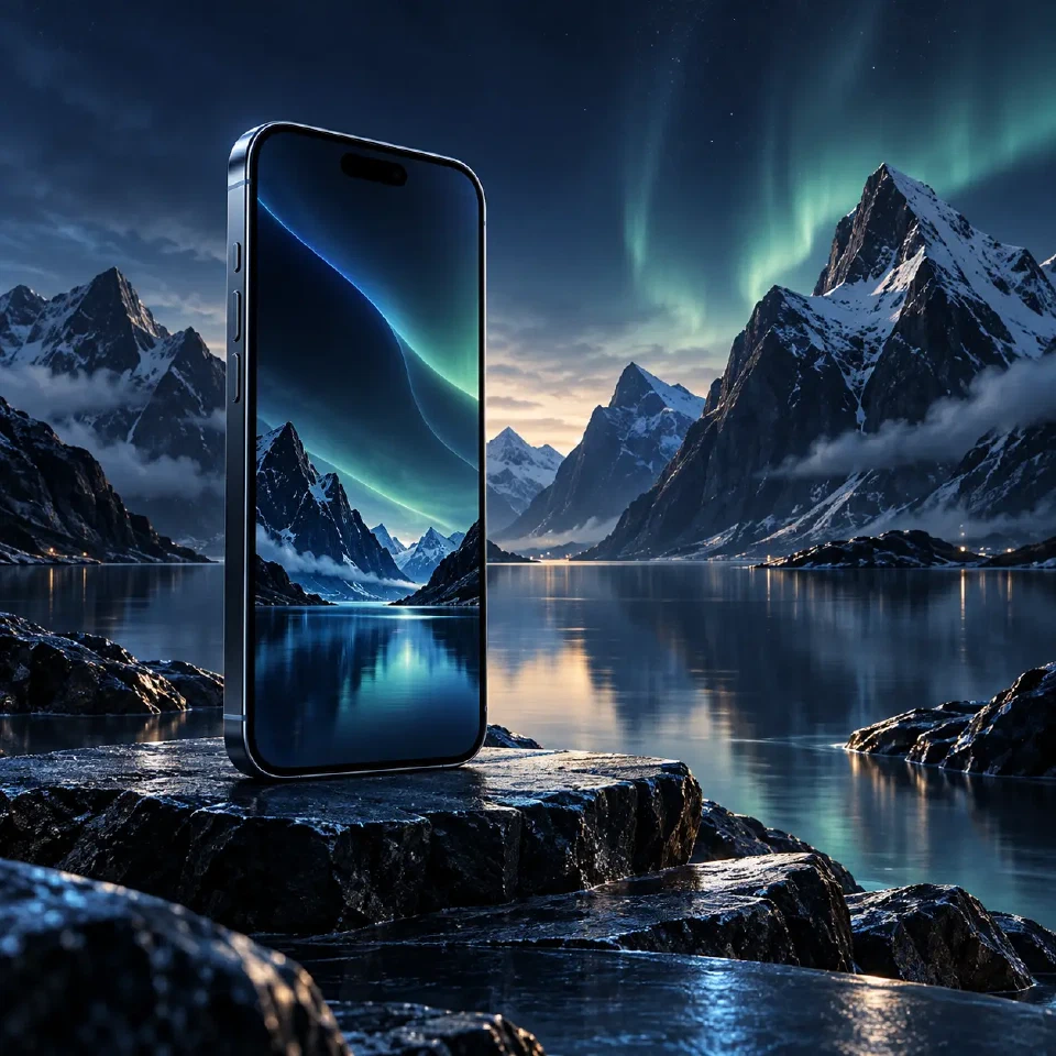 Illustrasjon av mobilbruk i Norge